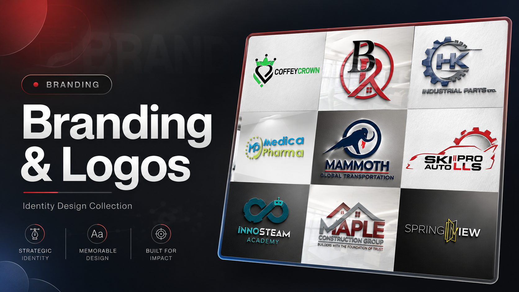 Restaurant branding package preview